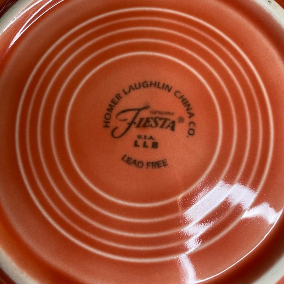 Set Of 6 FIESTA Homer Laughlin 7.25" Salad Plates USA Multicolored - Picture 3 of 4